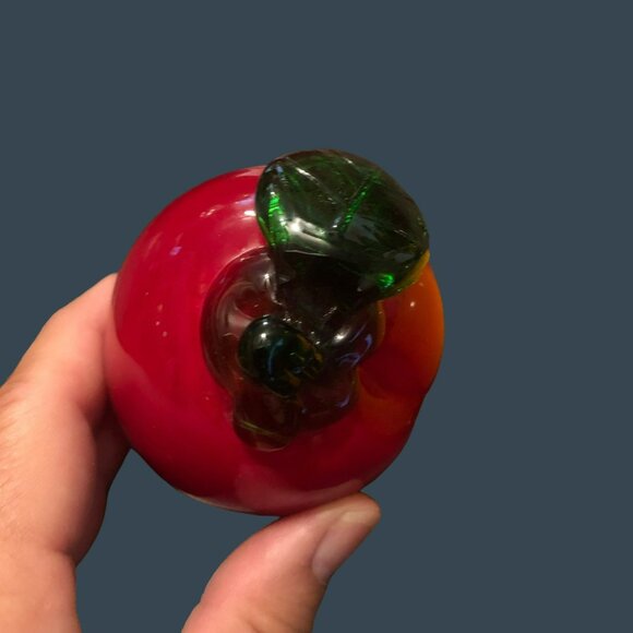 Hand Blown Glass Fruit Set Of 4 Decorative Pieces - Picture 5 of 14